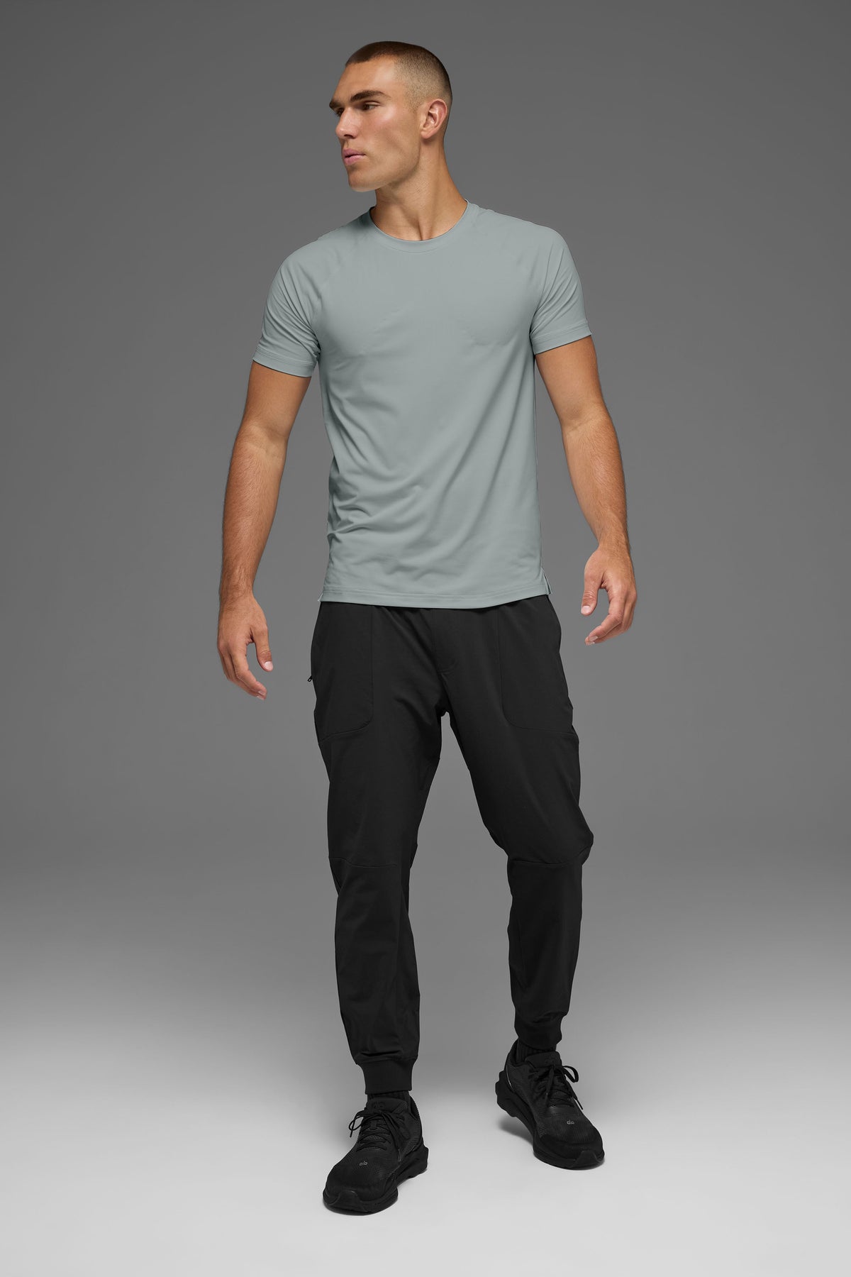 Idol Crewneck Short Sleeve - Lunar Grey