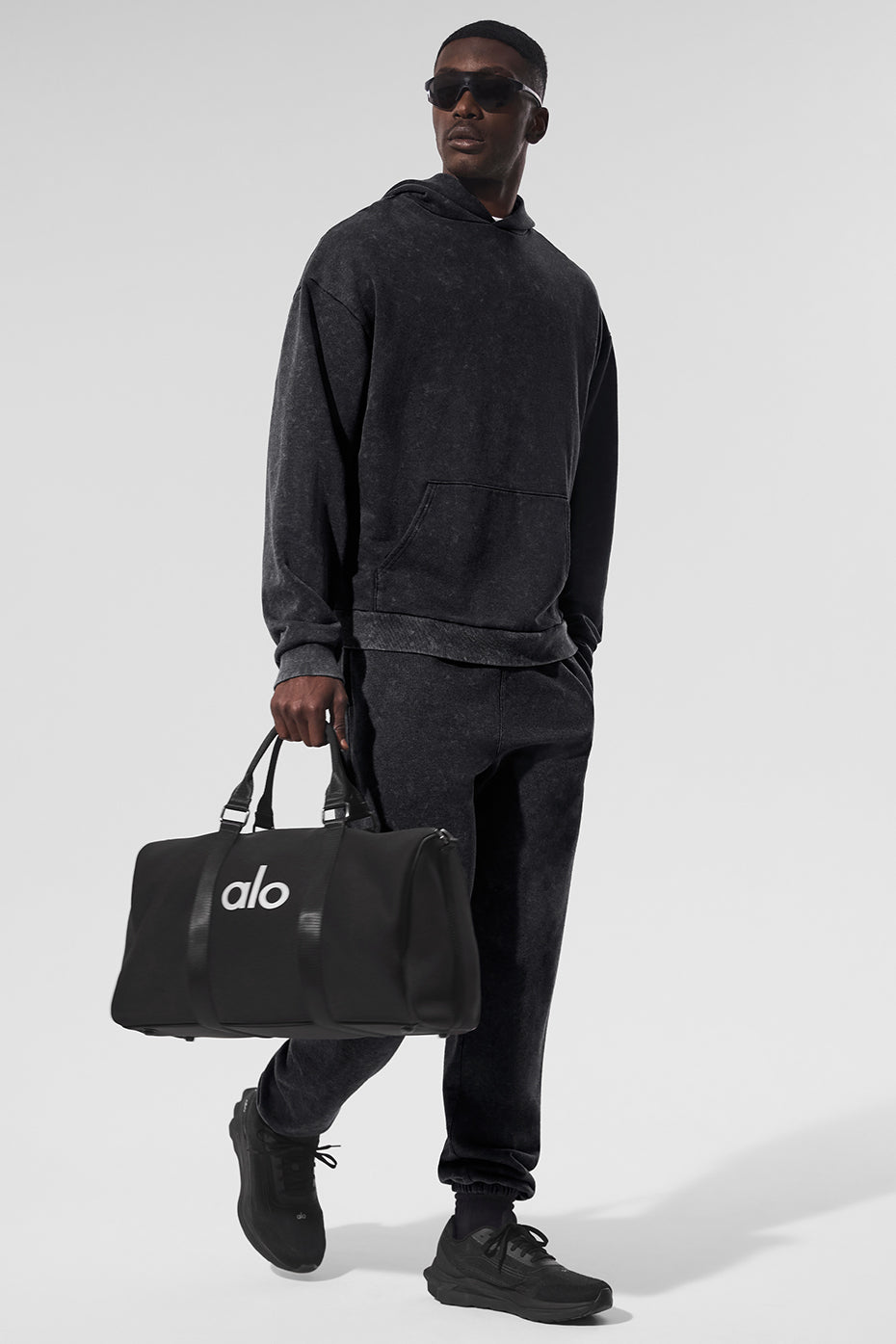 Chill Vintage Wash Hoodie - Black Wash