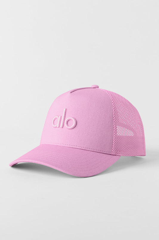District Trucker Hat - Candy Heart Pink