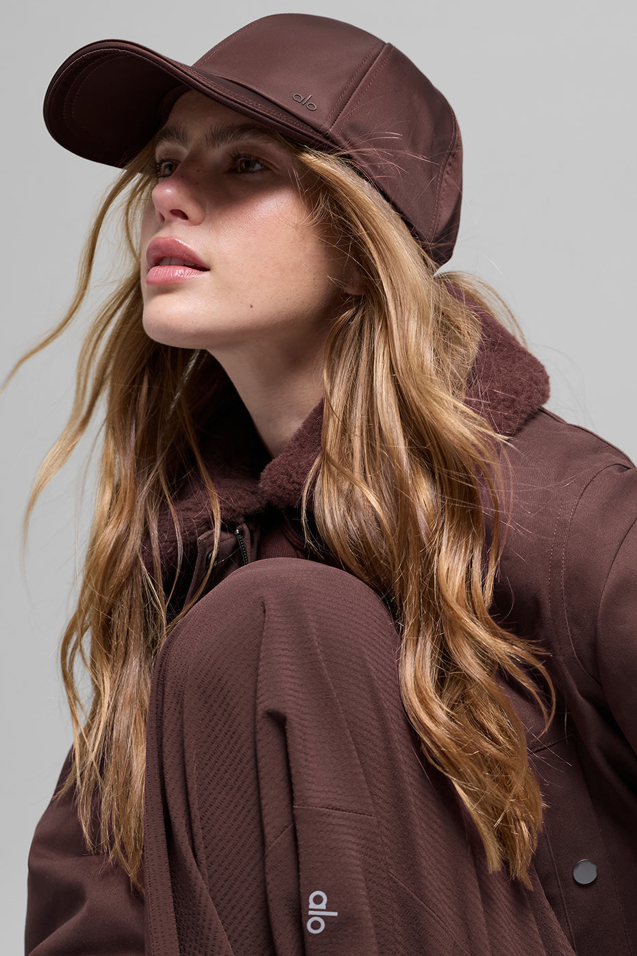 Satin Off-Duty Cap - Brownstone