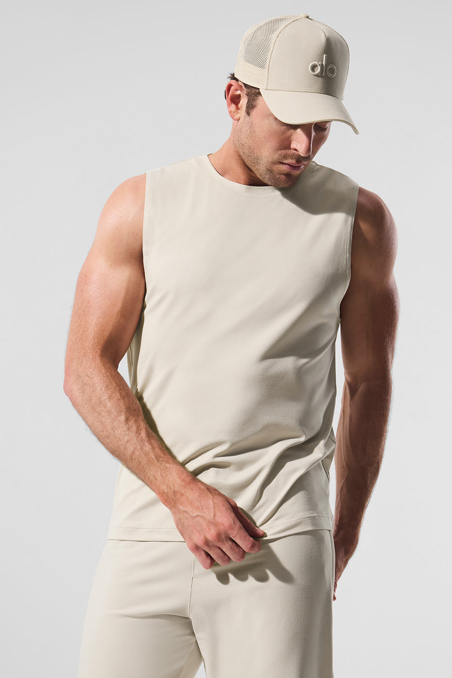 Conquer Muscle Tank - Bone
