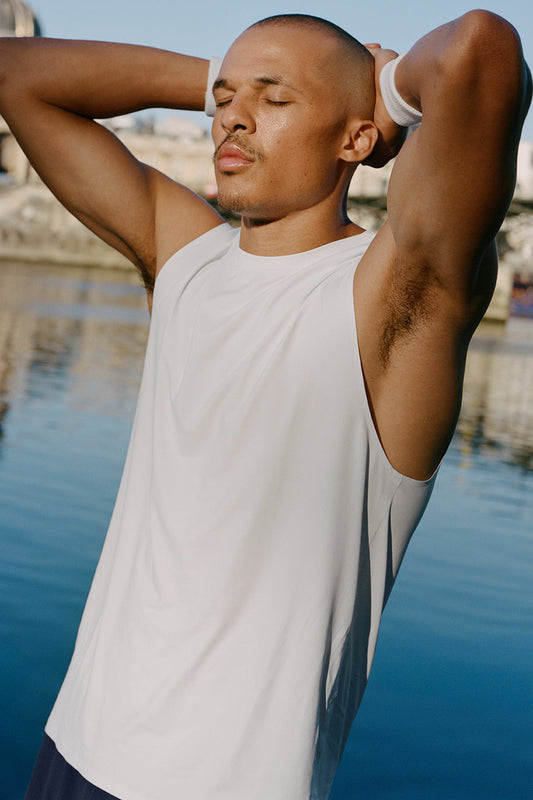 Idol Muscle Tank - White