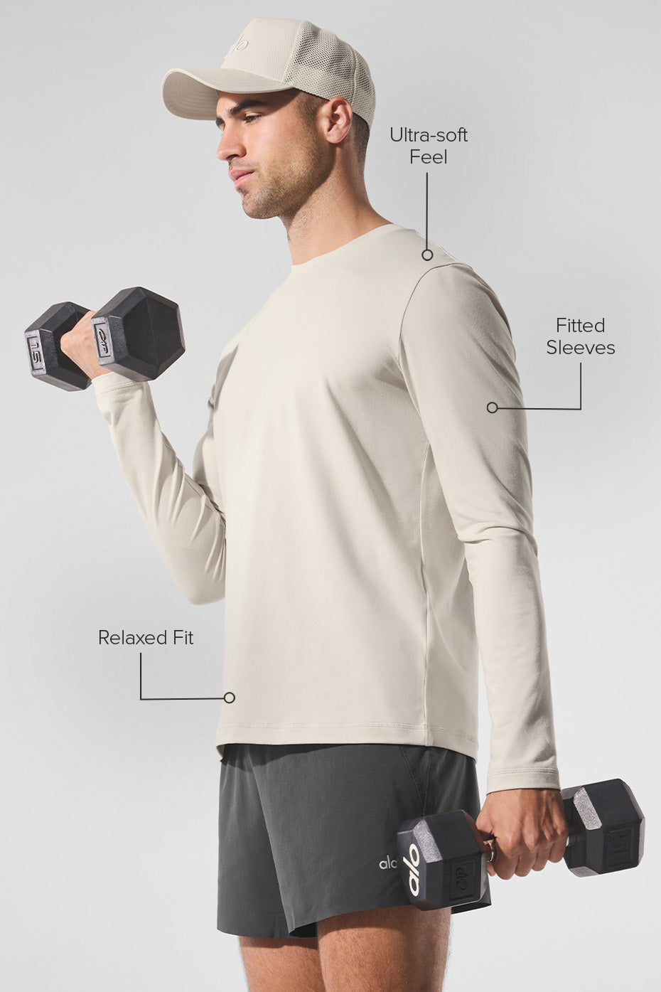 Conquer Reform Crewneck Long Sleeve - Bone