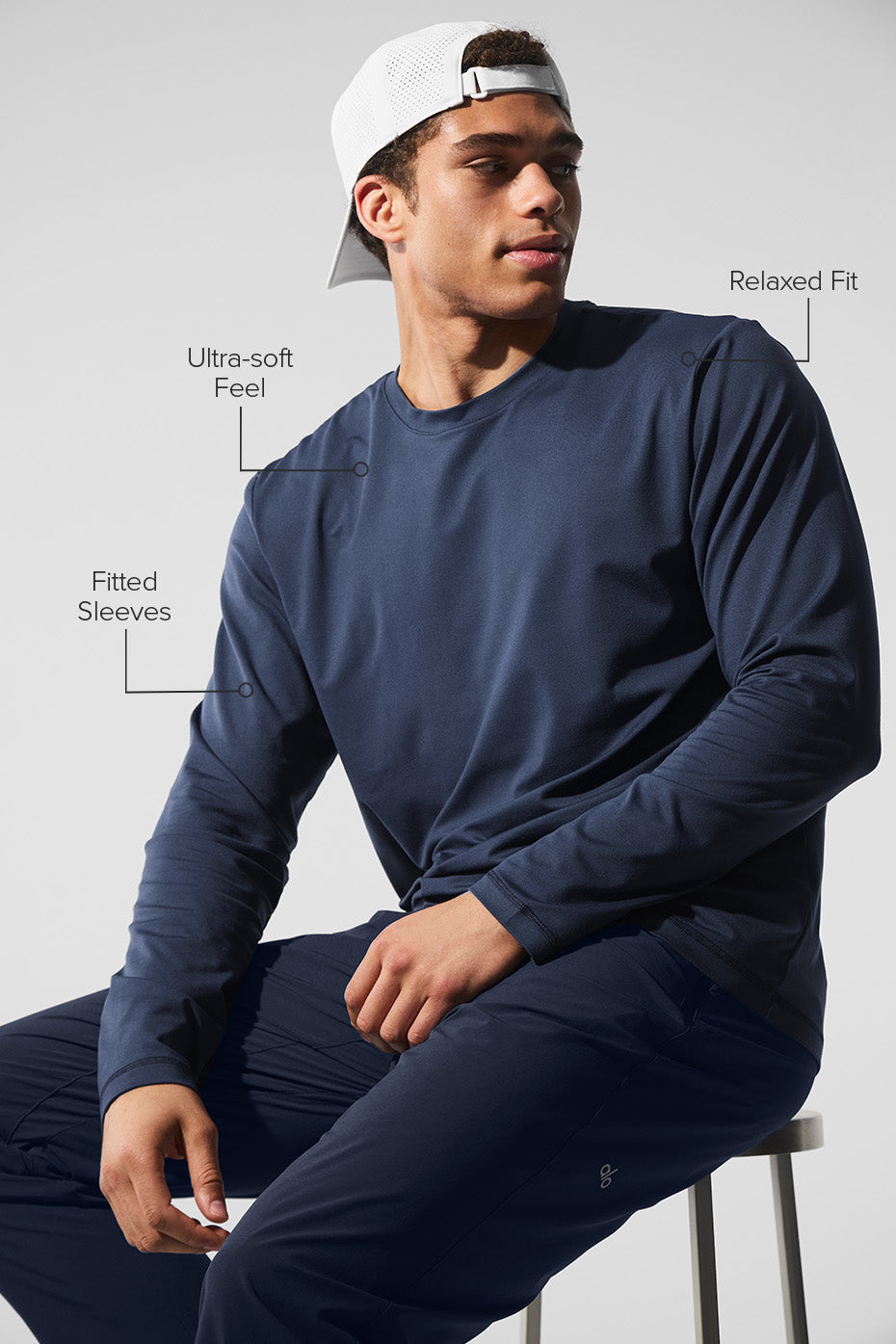 Conquer Reform Crewneck Long Sleeve - Navy