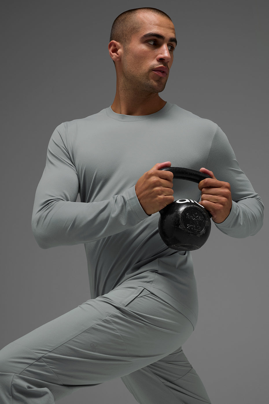 Conquer Reform Crewneck Long Sleeve - Lunar Grey