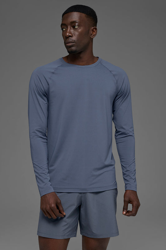 Idol Crewneck Long Sleeve - Bluestone