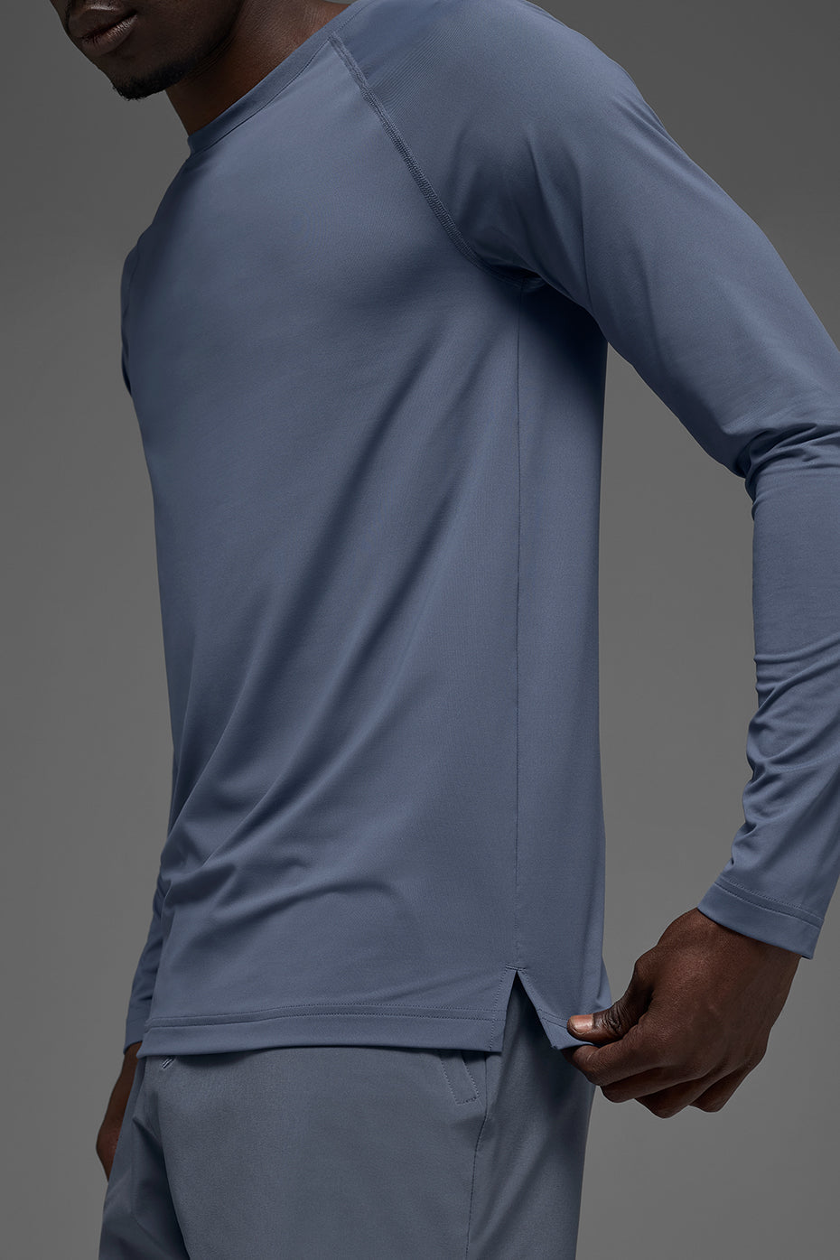 Idol Crewneck Long Sleeve - Bluestone