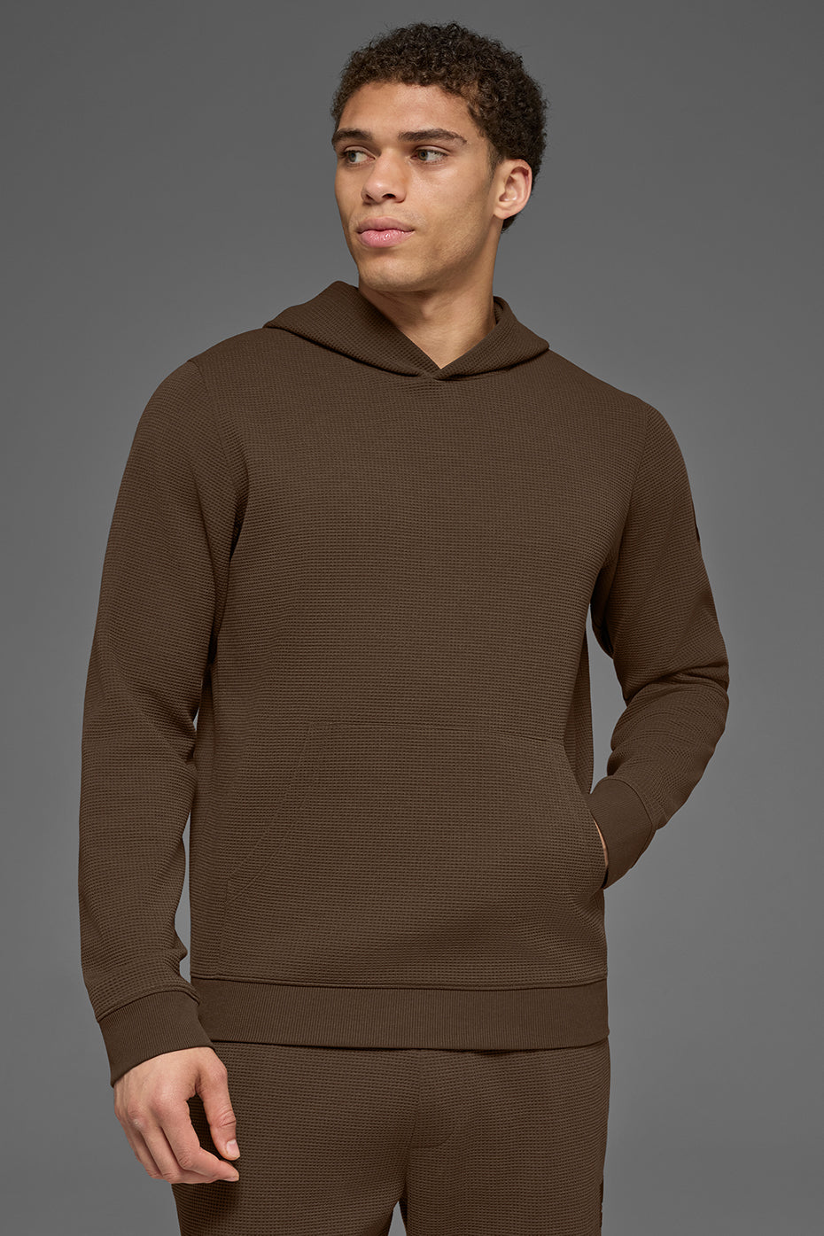 Waffle Lounge Hoodie - Espresso
