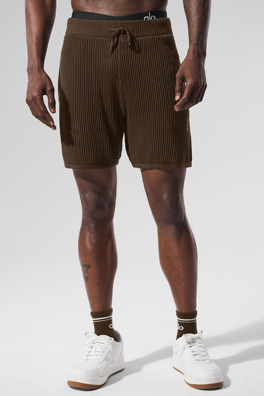 Open-Knit Short - Espresso