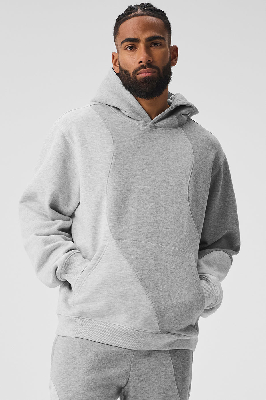Make Waves Hoodie - Athletic Heather Grey Tonal