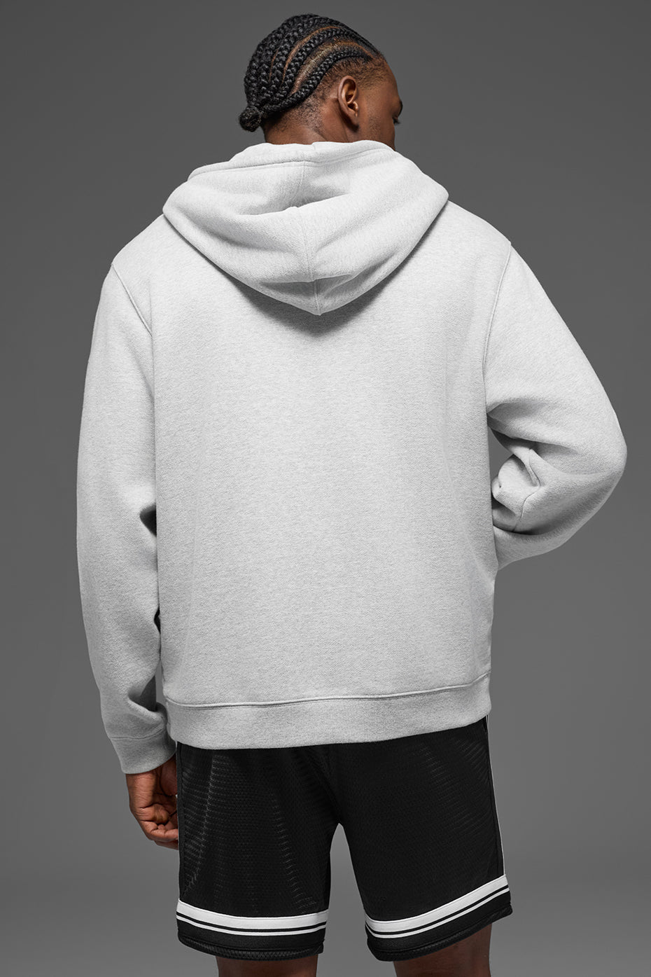 Renown Heavy Weight Full Zip Hoodie - Athletic Heather Grey