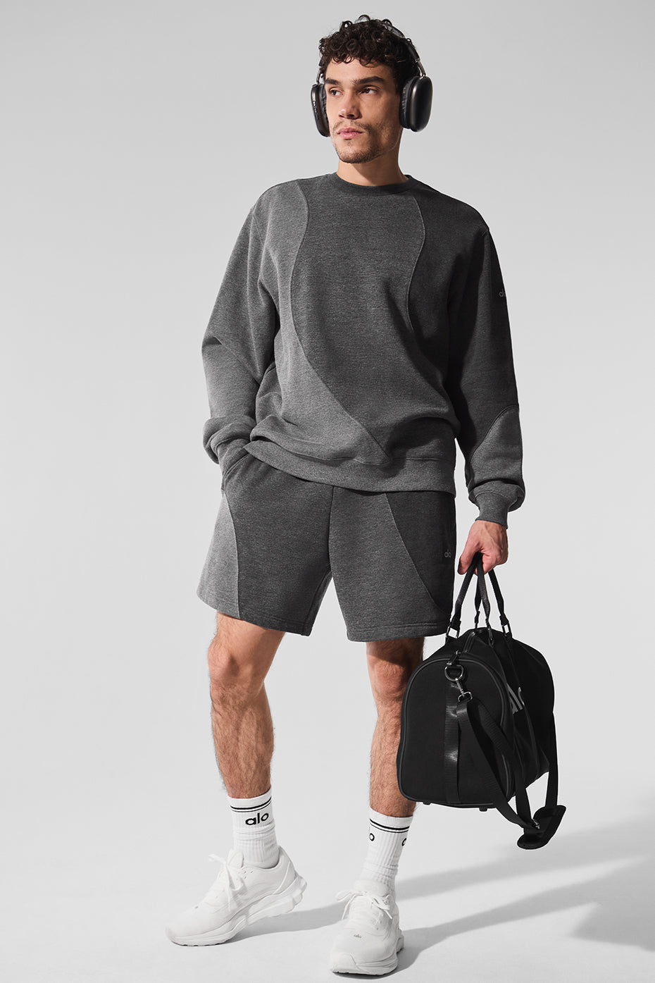 7" Make Waves Short - Dark Heather Grey Tonal